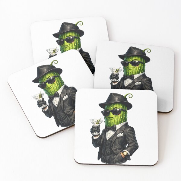 Item preview, Gentleman Cucumber Kawaii Vegetable Cartoon designed and sold by TinyWeird.