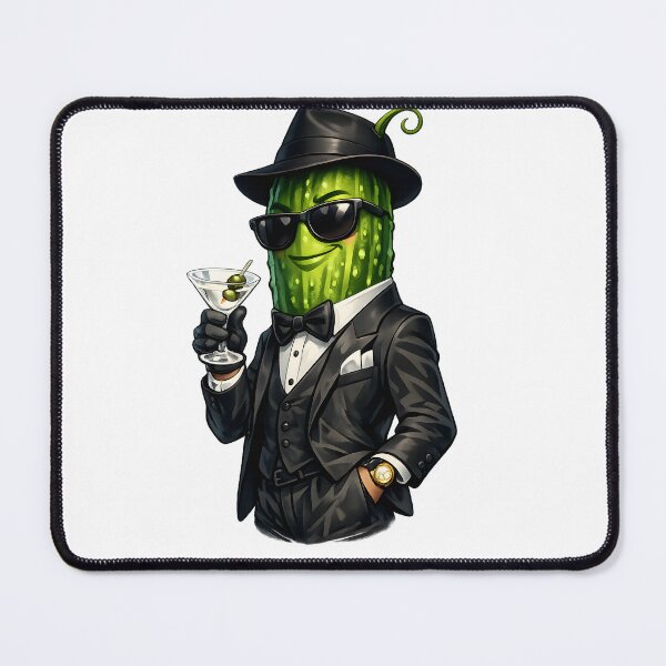 Item preview, Gentleman Cucumber Kawaii Vegetable Cartoon designed and sold by TinyWeird.