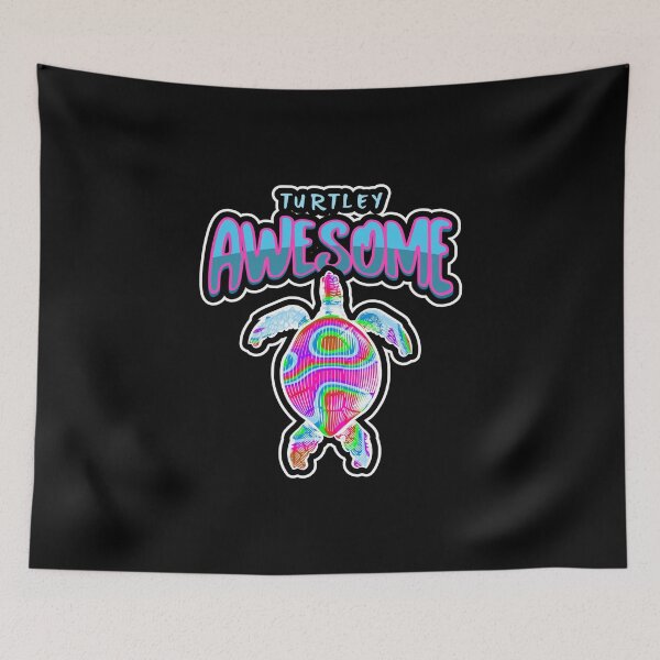Item preview, Turtley Awesome Rainbow Turtle designed and sold by Sartoris Art.