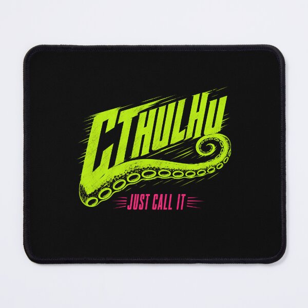 Item preview, Lovecraft Cthulhu – Just Call It Neon Slogan designed and sold by Fenay Designs.