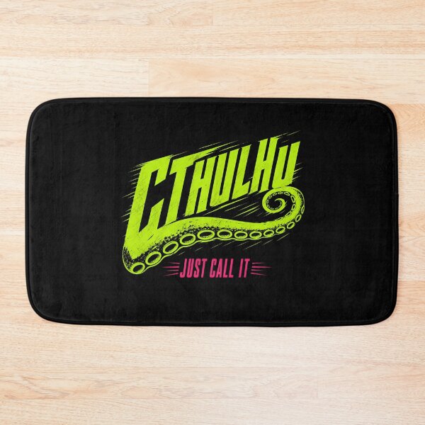 Item preview, Lovecraft Cthulhu – Just Call It Neon Slogan designed and sold by Fenay Designs.