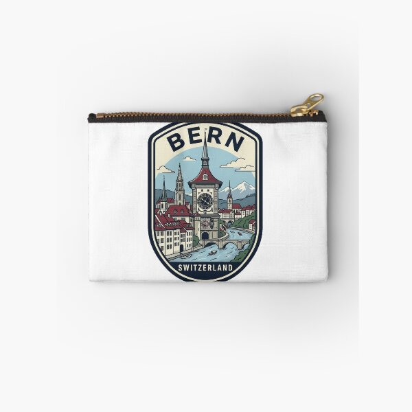 Item preview, Vintage Bern Switzerland Clock Tower Cityscape designed and sold by k3rstman1.
