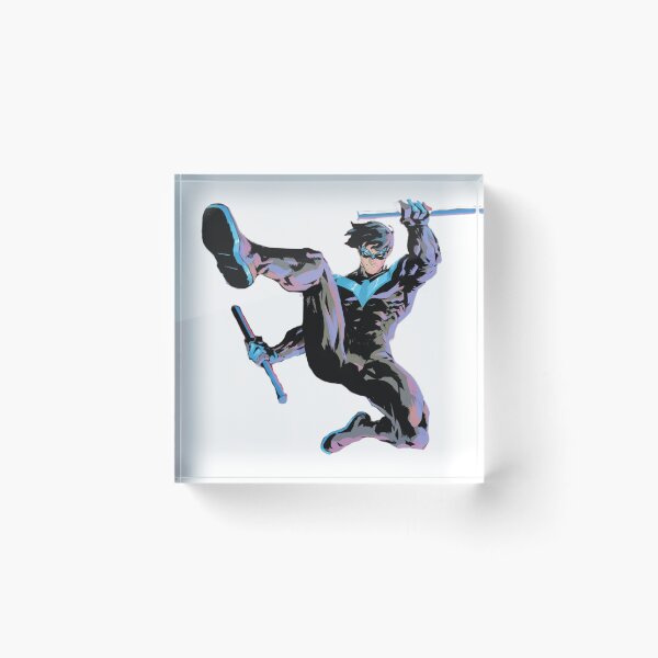 Item preview, Nightwing Undercover #1 DC Inspired Comic Style Artwork designed and sold by GeekMix.