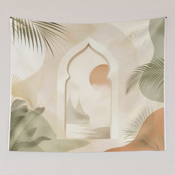 Item preview, Thai Soft Aesthetic – Luxury Cultural Decorative CompositionThai Design designed and sold by CosmicQuietStudio.