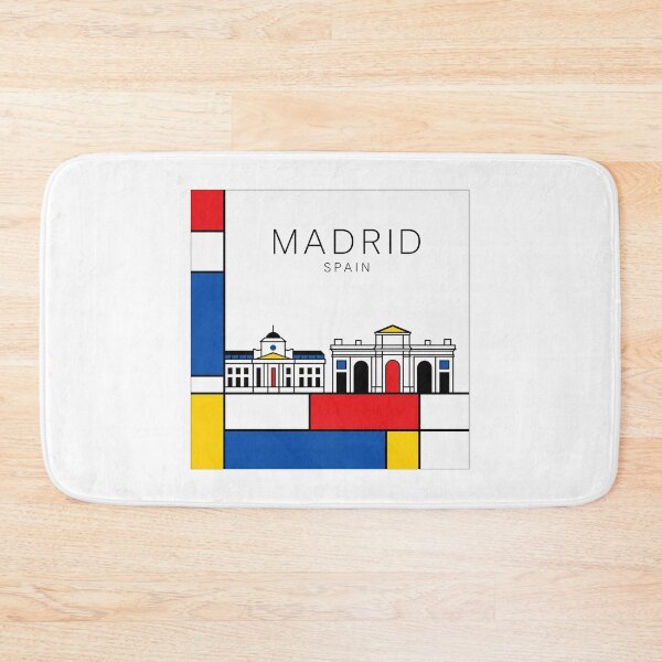 Item preview, Madrid Mondrian style poster designed and sold by CMYKStudio.
