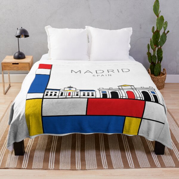 Item preview, Madrid Mondrian style poster designed and sold by CMYKStudio.