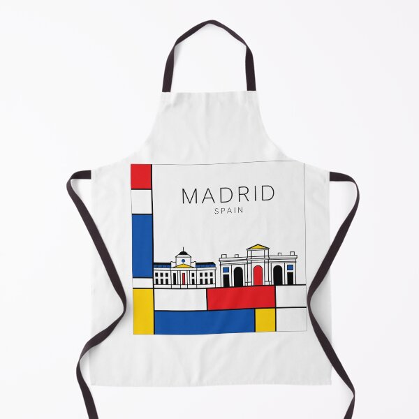 Item preview, Madrid Mondrian style poster designed and sold by CMYKStudio.