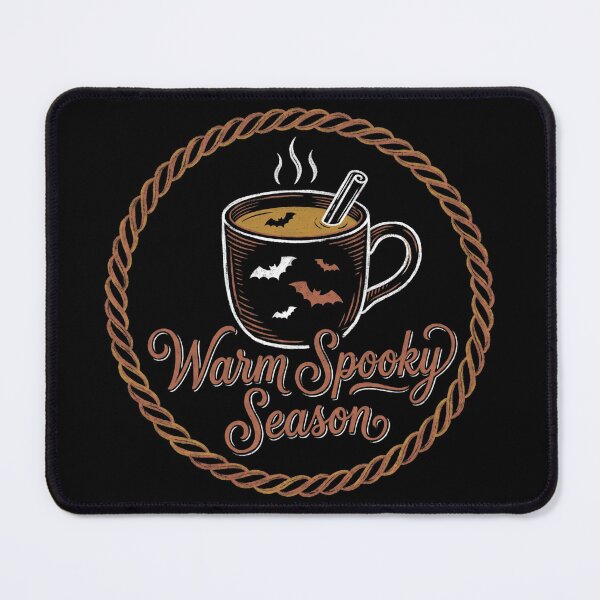 Item preview, Warm Spooky Season Hot Coffee Mug Cinnamon Halloween designed and sold by TeNovaStudio ⭐⭐⭐⭐⭐.