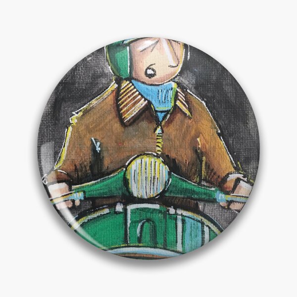 Item preview, GWART Classic Scooter | Vintage Scooter Riders | Retro Mod Inspired Art designed and sold by GWARTGB.