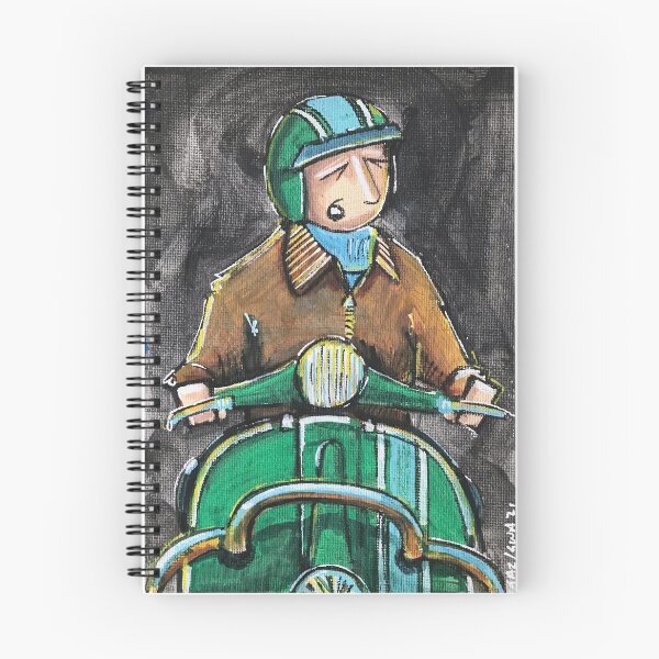 Item preview, GWART Classic Scooter | Vintage Scooter Riders | Retro Mod Inspired Art designed and sold by GWARTGB.