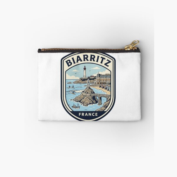 Item preview, Vintage Biarritz France Coastal Surf Travel Badge designed and sold by k3rstman1.