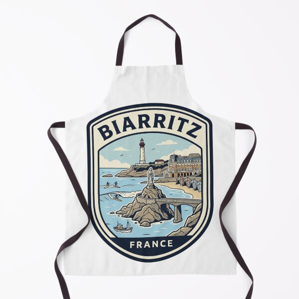 Item preview, Vintage Biarritz France Coastal Surf Travel Badge designed and sold by k3rstman1.