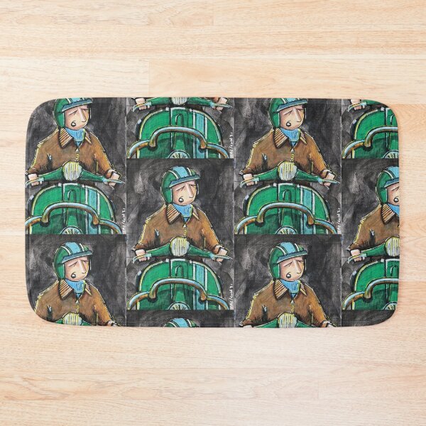 Item preview, GWART Classic Scooter | Vintage Scooter Riders | Retro Mod Inspired Art designed and sold by GWARTGB.