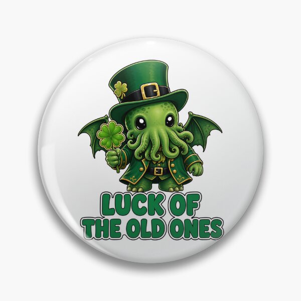 Item preview, Lovecraft Luck of the Old Ones – Shamrock Cthulhu designed and sold by Fenay Designs.