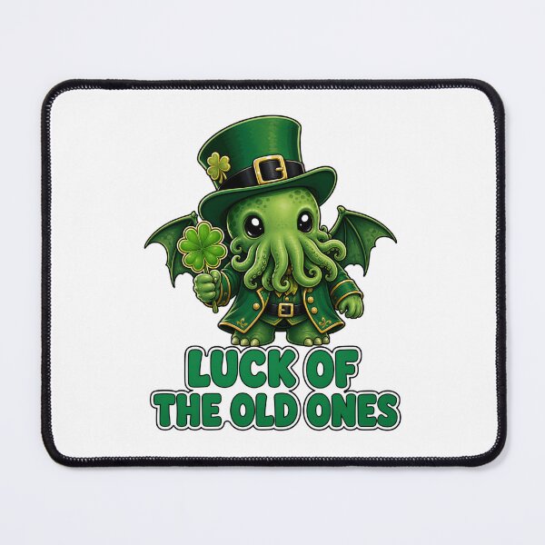 Item preview, Lovecraft Luck of the Old Ones – Shamrock Cthulhu designed and sold by Fenay Designs.