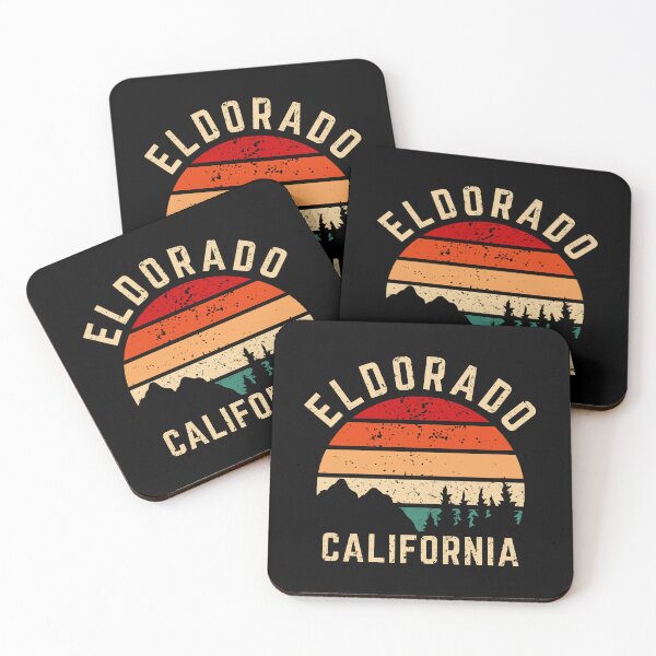Item preview, Eldorado California Vintage Retro Sunset designed and sold by ForzaDesigns.