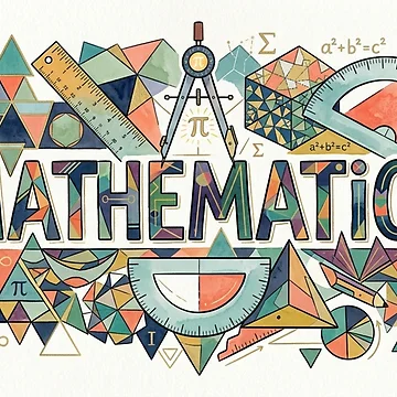 Artwork thumbnail, Modern Geometric Math Notebook Cover - Abstract Mathematics Pattern Journal by MemoMetaverse