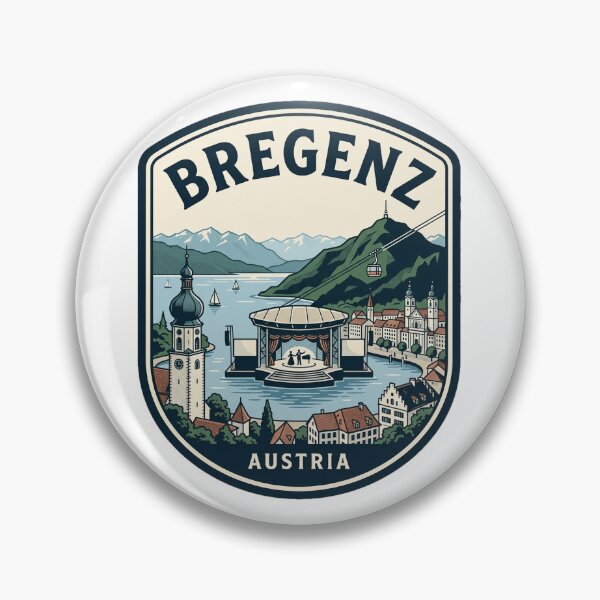 Item preview, Vintage Bregenz Austria Lake Constance Travel Badge designed and sold by k3rstman1.