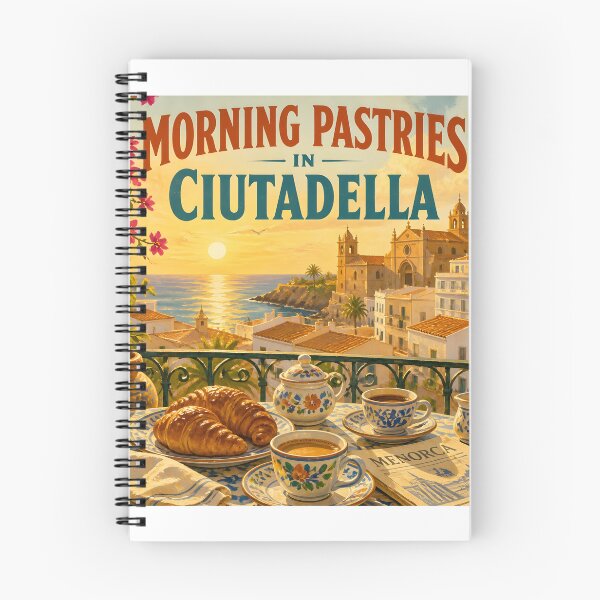 Item preview, Ciutadella, Menorca: Scenic-Style Painterly Travel Poster designed and sold by LSVart.
