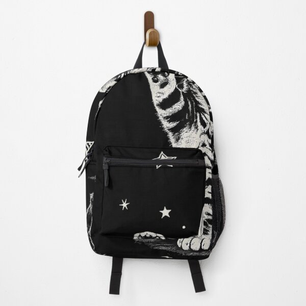 Item preview, Cute Vintage Hand Drawn Kitten Reaching For Stars Aesthetic Black White Cat designed and sold by MassonCalepon.