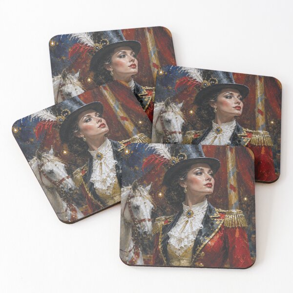 Item preview, The Lady Ringmaster, Queen of the Circus painting. designed and sold by GalleryKauffeld.
