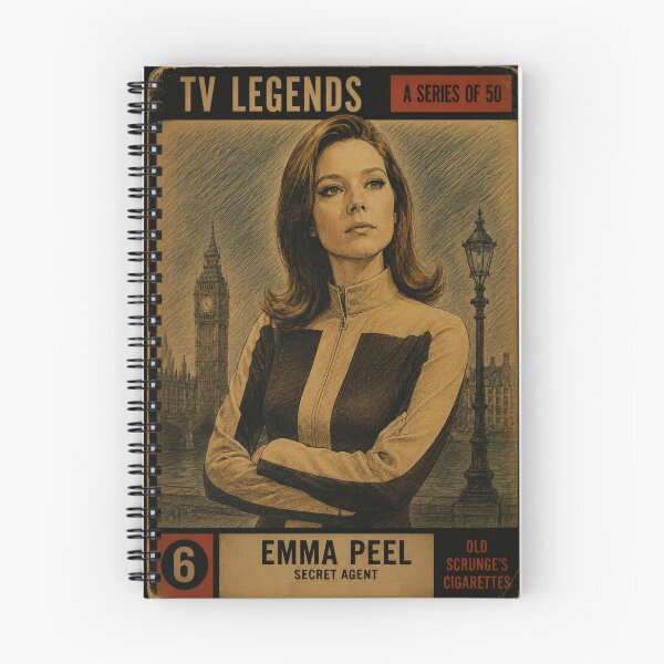 Item preview, Emma Peel - TV Legends Trading Cards designed and sold by halibutgoatramb.