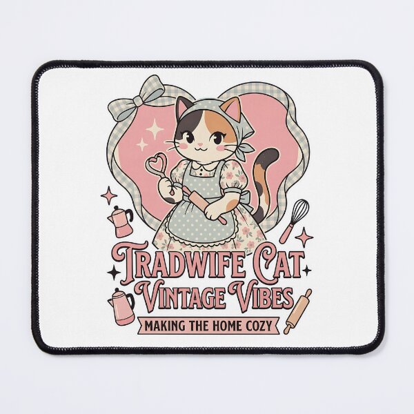 Item preview, Tradwife Cat Vintage Vibes: Making the Home Cozy designed and sold by CuteKats.