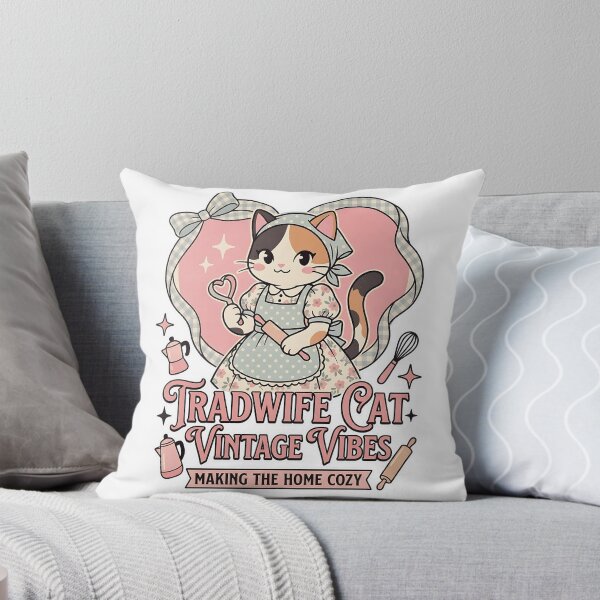 Item preview, Tradwife Cat Vintage Vibes: Making the Home Cozy designed and sold by CuteKats.