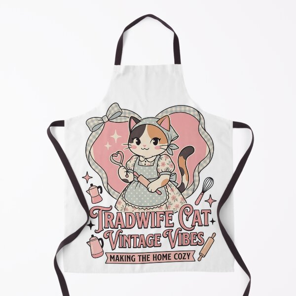 Item preview, Tradwife Cat Vintage Vibes: Making the Home Cozy designed and sold by CuteKats.