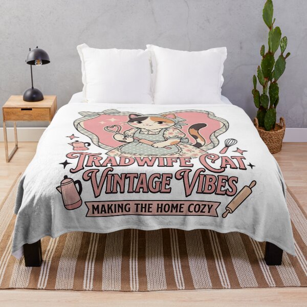 Item preview, Tradwife Cat Vintage Vibes: Making the Home Cozy designed and sold by CuteKats.