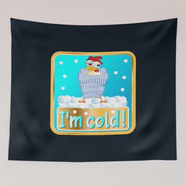 Item preview, Winter cold chickens designed and sold by minimalartstory.