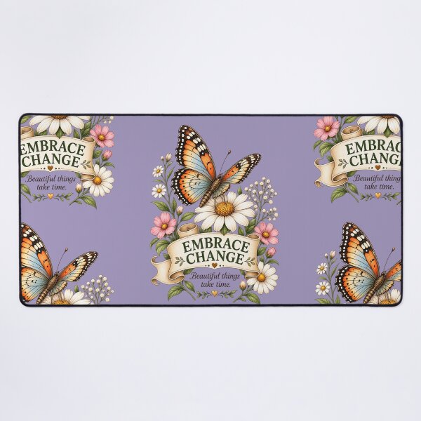 Item preview, Embrace Change Butterfly | Vintage Botanical Floral Art designed and sold by TinyHeroLab.