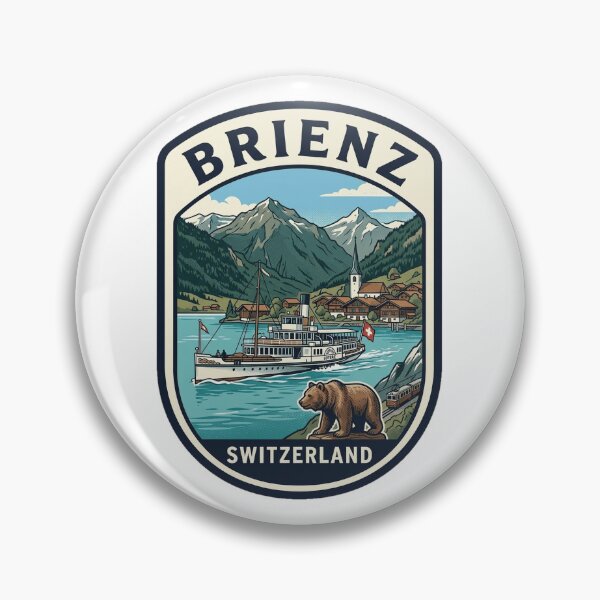 Item preview, Vintage Brienz Switzerland Lake Travel Badge designed and sold by k3rstman1.