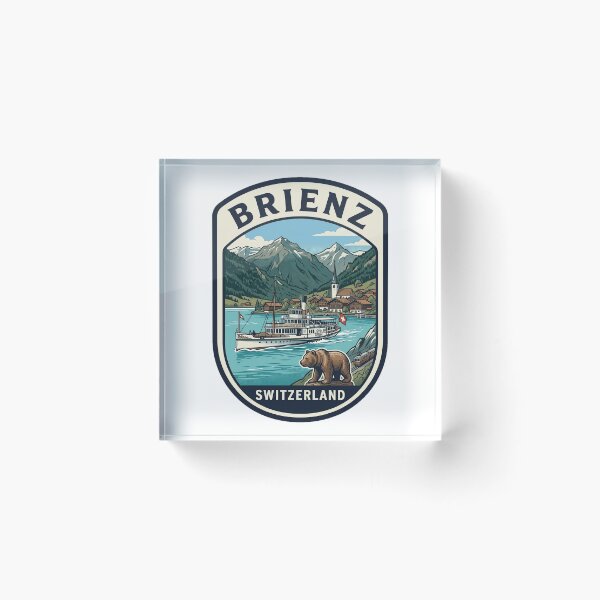 Item preview, Vintage Brienz Switzerland Lake Travel Badge designed and sold by k3rstman1.