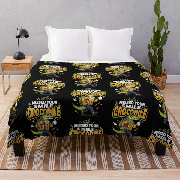 Item preview, Missed Your Smile Crocodile Back to School Teacher designed and sold by Redgiant87x.