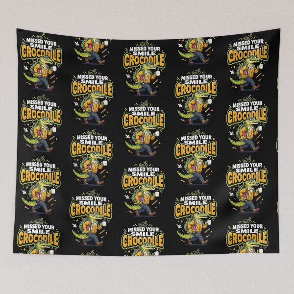 Item preview, Missed Your Smile Crocodile Back to School Teacher designed and sold by Redgiant87x.