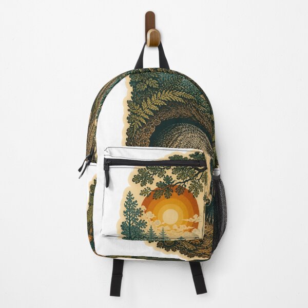 Item preview, European Badger in the Oak Woodland Wild Animal Retro Outdoors Art designed and sold by VisualArtsOasis.