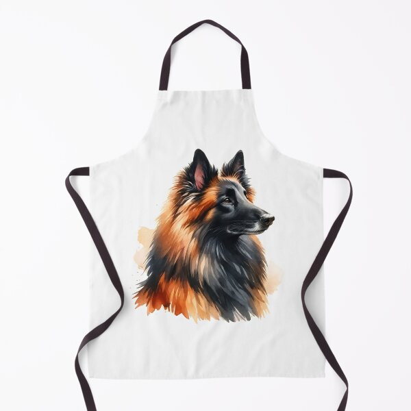 Item preview, Belgian Shepherd Watercolor Dog Art designed and sold by OlyvieArt.