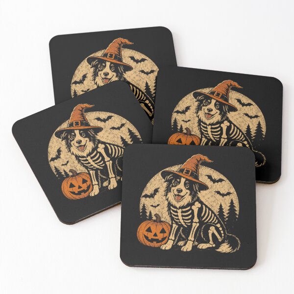 Item preview, Funny Halloween Skeleton Dog Retro designed and sold by Moizento.