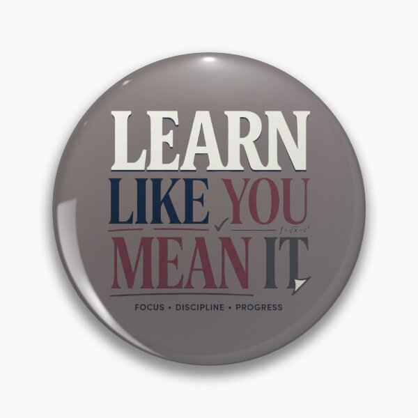 Item preview, Learn Like You Mean It | Premium Student Motivation Typography designed and sold by Amr Darwish Graphic designer.