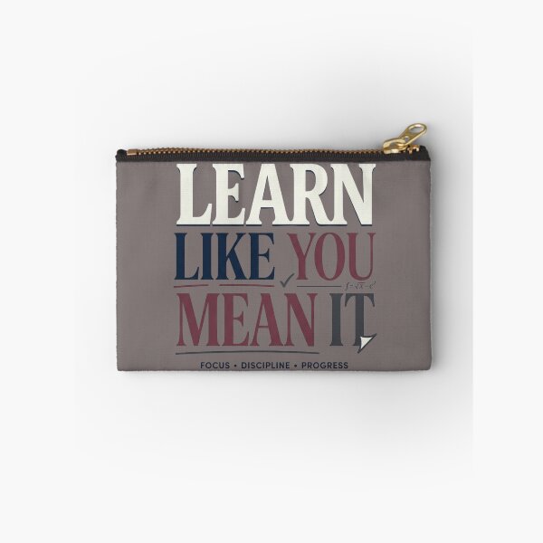 Item preview, Learn Like You Mean It | Premium Student Motivation Typography designed and sold by Amr Darwish Graphic designer.