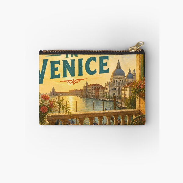Item preview, Venice, Italy: Vintage-Style Painterly Travel Poster designed and sold by LSVart.
