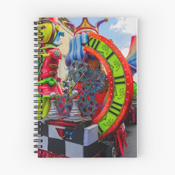 Item preview, Colorful Carnival Parade Float With Giant Clock, Gears, Jester Puppet and Decorative Props designed and sold by Nmallia.