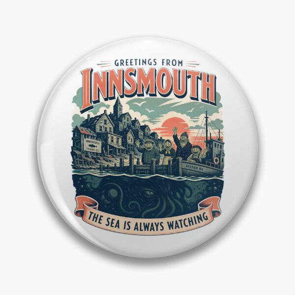 Item preview, Innsmouth Greetings – The Sea Is Always Watching designed and sold by Fenay Designs.