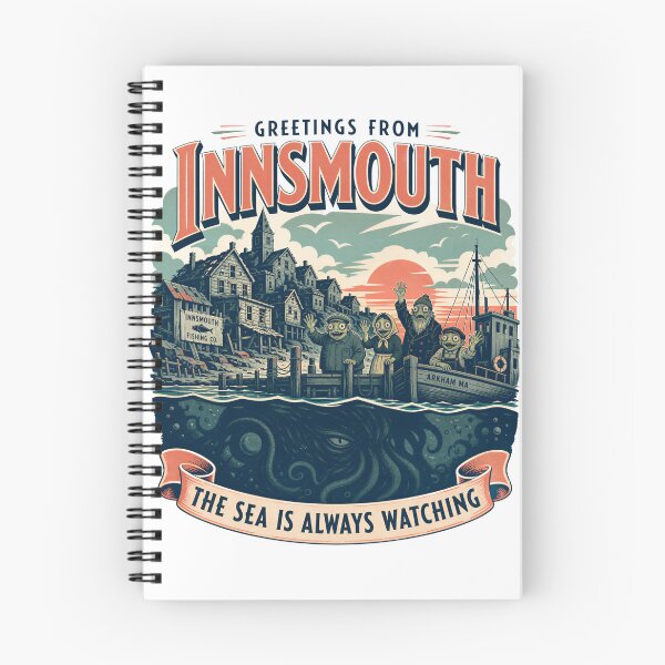 Item preview, Innsmouth Greetings – The Sea Is Always Watching designed and sold by Fenay Designs.