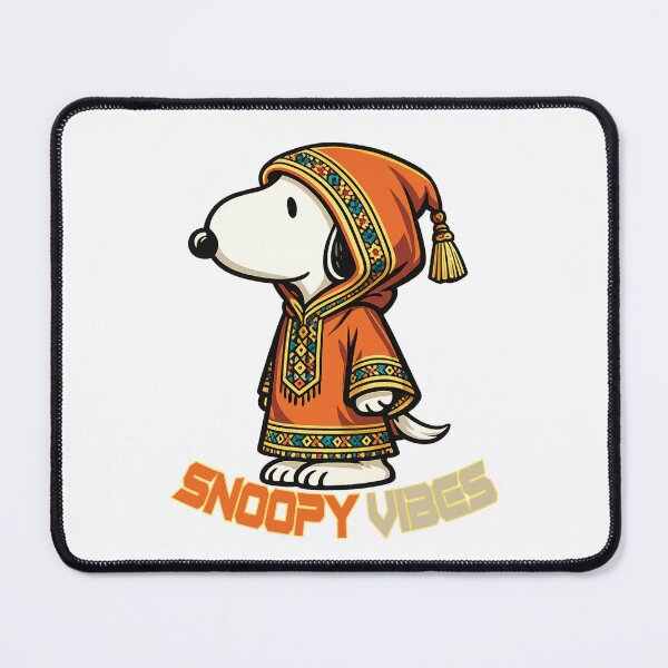 Item preview, Cute Cartoon Dog Moroccan Djellaba Berber Boho Aesthetic Travel Graphic designed and sold by DesignArtist.ia.