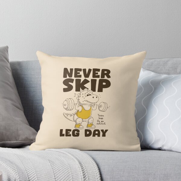 Item preview, Never Skip Leg Day Dinosaur Gym | Funny Workout & Weightlifting T-Rex Design designed and sold by adipra.