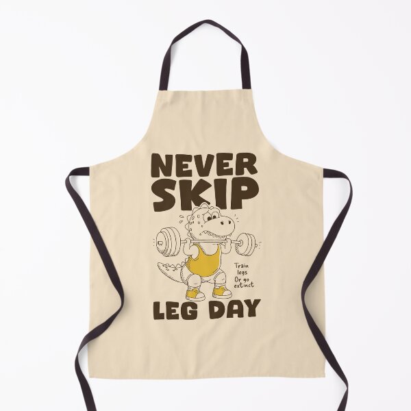 Item preview, Never Skip Leg Day Dinosaur Gym | Funny Workout & Weightlifting T-Rex Design designed and sold by adipra.