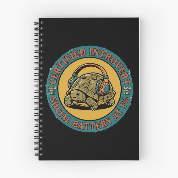 Item preview, Certified Introvert Social Battery Low Retro Badge designed and sold by DuckOddity.