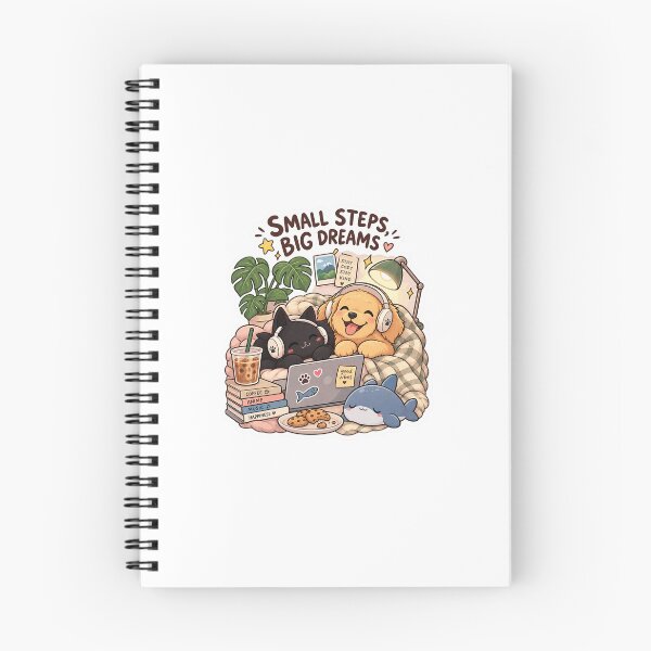 Item preview, Small Steps Big Dreams Cozy Sticker designed and sold by Vexo P.